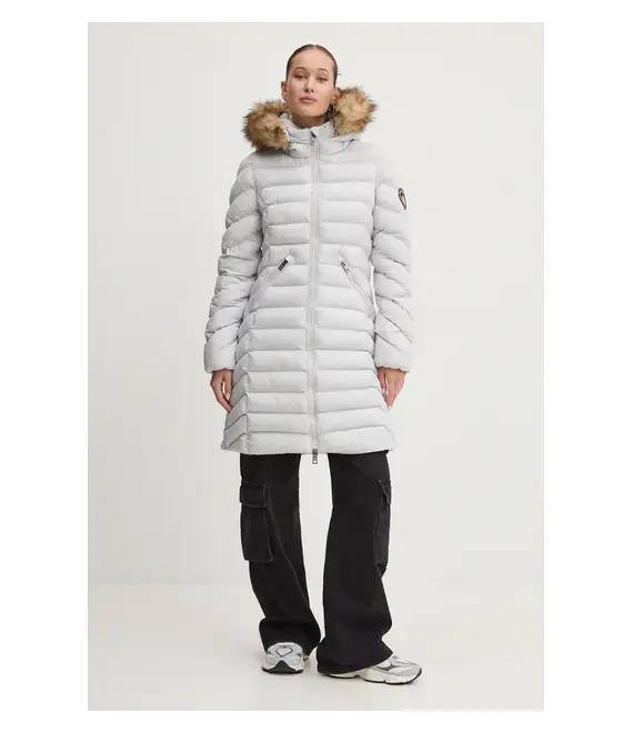 Μπουφάν Superdry χρώμα: γκρι, W5011789A-FRM