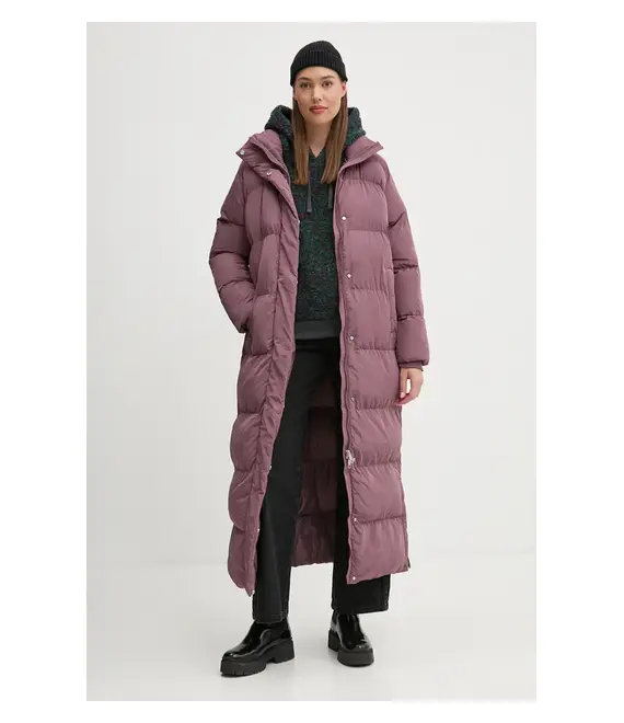 Μπουφάν Superdry χρώμα: μοβ, W5011800A-2WM