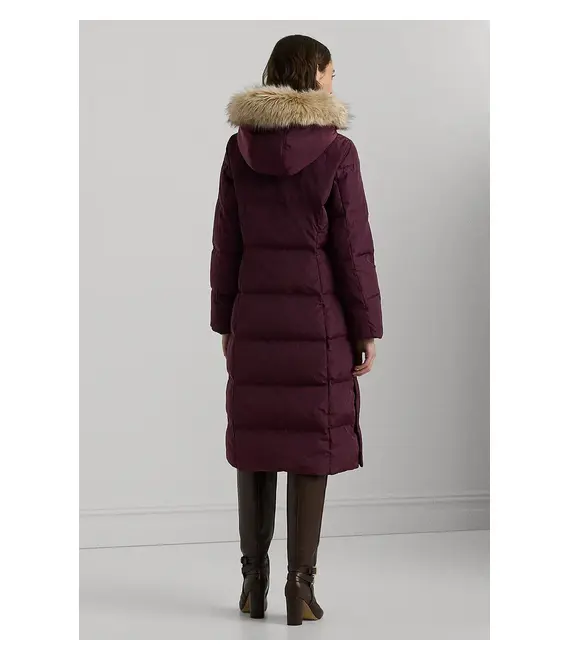 Μπουφάν με επένδυση από πούπουλα Lauren Ralph Lauren χρώμα: κόκκινο, 297957518