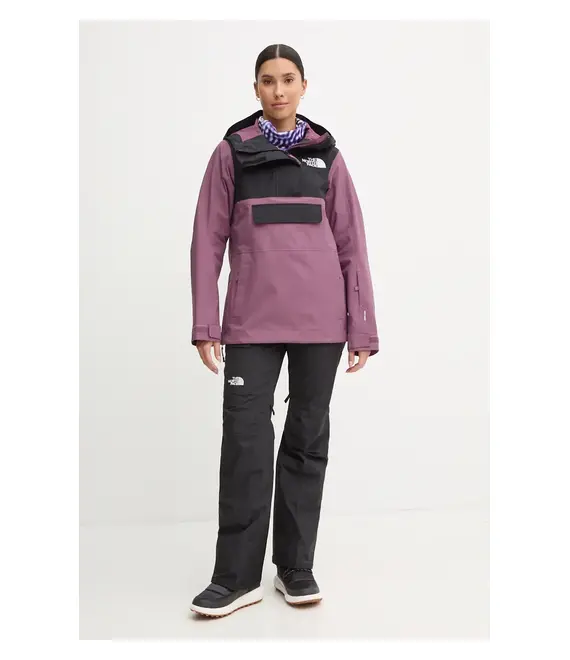 Μπουφάν The North Face Driftview χρώμα: ροζ, NF0A82W144O1