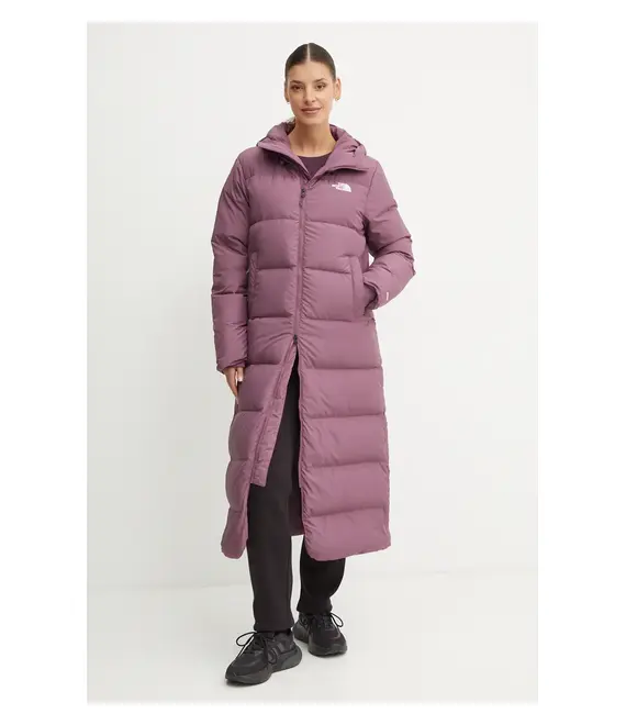 Μπουφάν με επένδυση από πούπουλα The North Face Triple C χρώμα: ροζ, NF0A84J41NI1