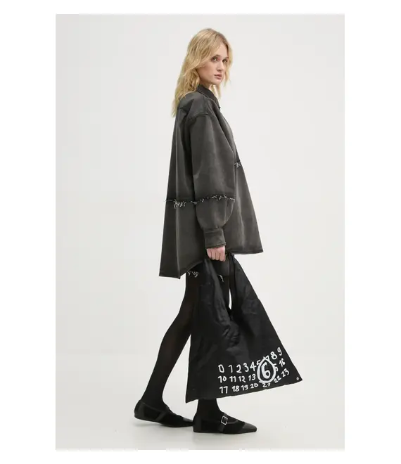 Τζιν μπουφάν MM6 Maison Margiela χρώμα: γκρι, S62AN0134.S30848