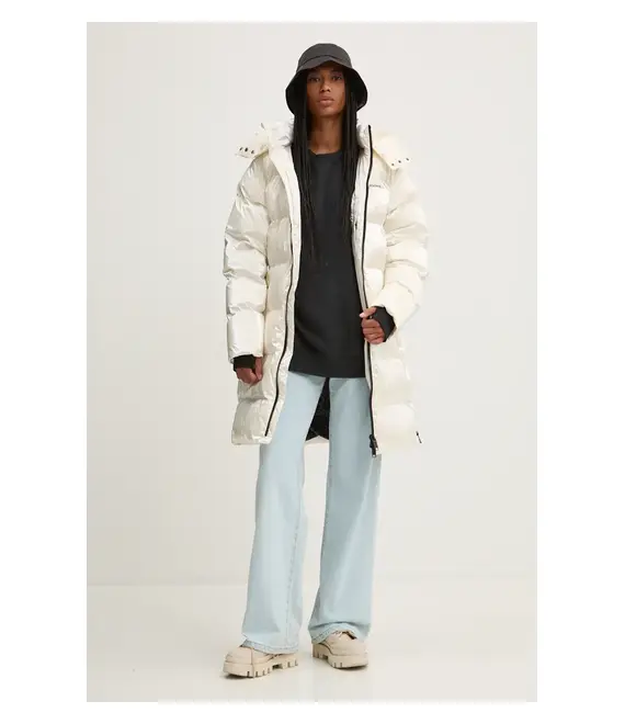 Μπουφάν Karl Lagerfeld Jeans χρώμα: μπεζ, 246J1506