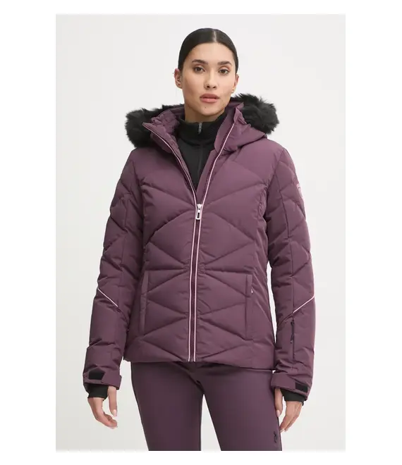 Μπουφάν για σκι Rossignol Staci Pearly χρώμα: μοβ, RLMWJ40
