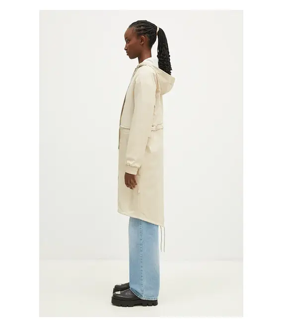 Μπουφάν Rains String W Parka W3 χρώμα: μπεζ, 18550.95