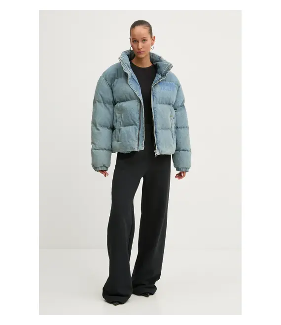 Μπουφάν Moschino Jeans χρώμα: μπλε