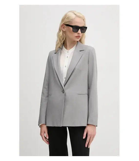 Σακάκι United Colors of Benetton χρώμα: γκρι, 2962DW00H