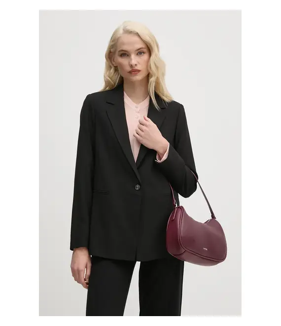 Σακάκι United Colors of Benetton χρώμα: μαύρο, 2962DW00H