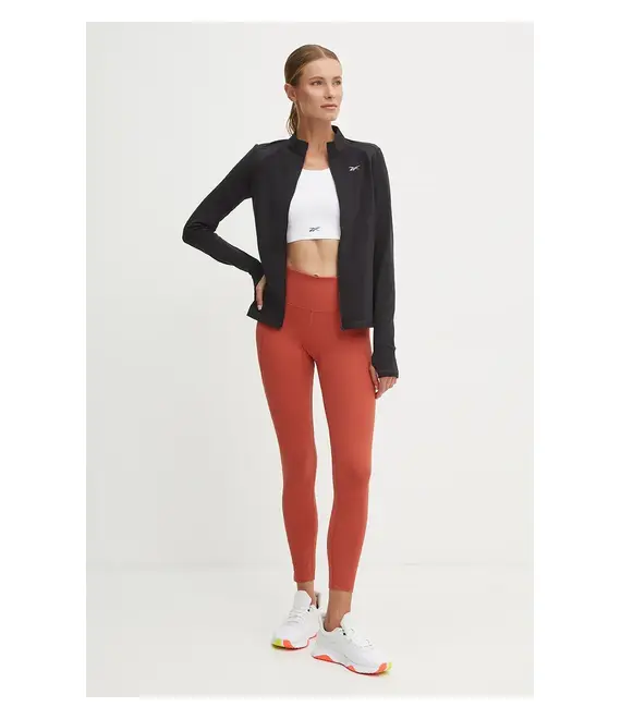Κολάν προπόνησης Reebok LUX Collection χρώμα: πορτοκαλί, 100205604