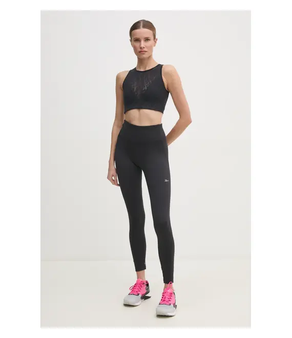 Κολάν προπόνησης Reebok LUX Collection χρώμα: μαύρο, 100205639