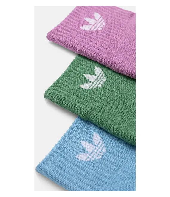 Κάλτσες adidas Originals 3-pack χρώμα: πράσινο, IX5241
