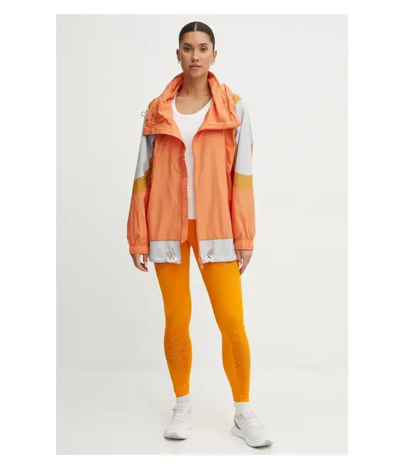 Κολάν adidas by Stella McCartney TrueStrenght χρώμα: πορτοκαλί, IV9190