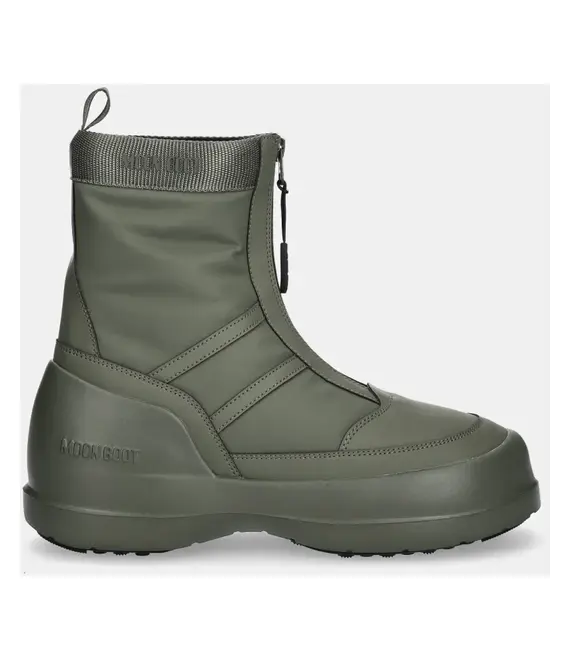 Μπότες χιονιού Moon Boot MB LUNA ZIP BOOT χρώμα: πράσινο, 80D2480010 M006