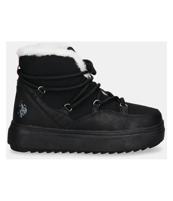Μπότες χιονιού U.S. Polo Assn. ICY χρώμα: μαύρο, ICY004W/DHY1