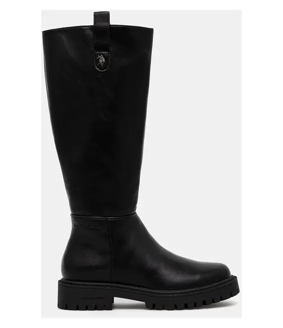 Μπότες U.S. Polo Assn. KARMA χρώμα: μαύρο, KARMA017W/DY1