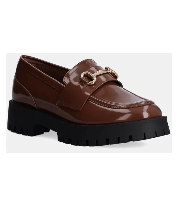 Δερμάτινα μοκασίνια Steve Madden Lando-CN χρώμα: μπεζ, SM11002936