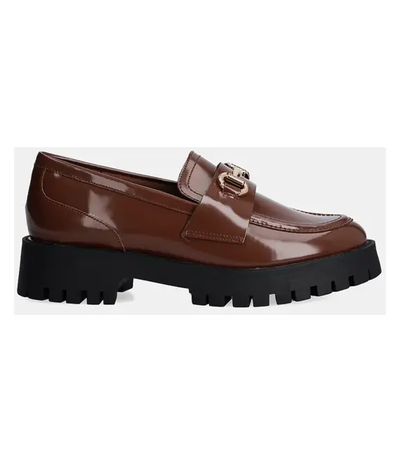 Δερμάτινα μοκασίνια Steve Madden Lando-CN χρώμα: μπεζ, SM11002936