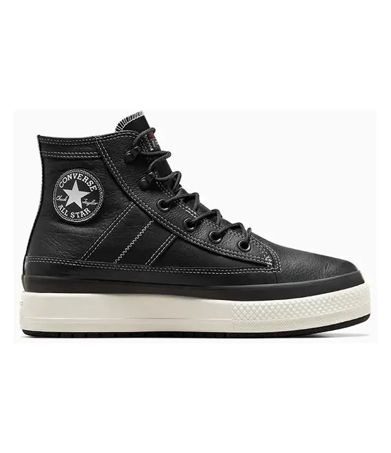 Δερμάτινα αθλητικά παπούτσια Converse Chuck Taylor All Star Equip Waterproof χρώμα: μαύρο, A08555C