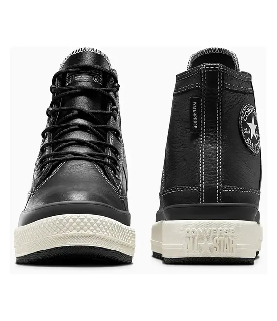 Δερμάτινα αθλητικά παπούτσια Converse Chuck Taylor All Star Equip Waterproof χρώμα: μαύρο, A08555C
