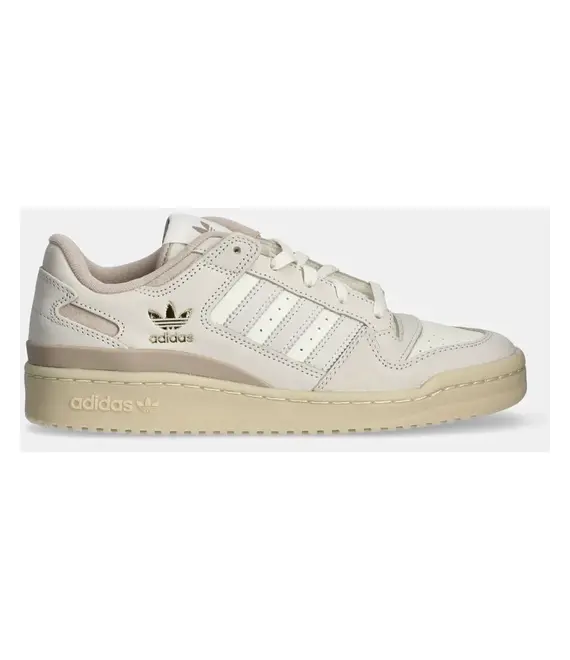Δερμάτινα αθλητικά παπούτσια adidas Originals Forum Low Cl χρώμα: μπεζ, IH7826