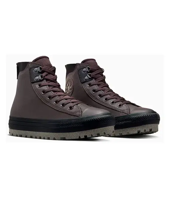 Πάνινα παπούτσια Converse Chuck Taylor All Star City Trek WP χρώμα: καφέ, A09488C