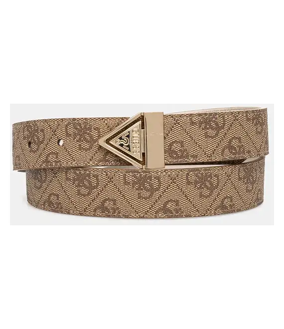 Αναστρέψιμη ζώνη Guess ECO ERICA χρώμα: καφέ, BW9142 P4330