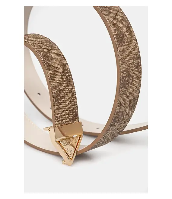 Αναστρέψιμη ζώνη Guess ECO ERICA χρώμα: καφέ, BW9142 P4330
