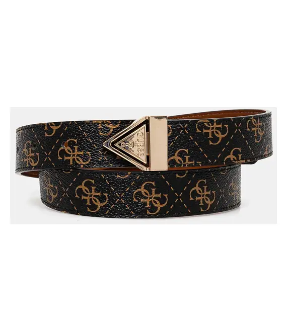 Αναστρέψιμη ζώνη Guess ECO ERICA χρώμα: καφέ, BW9142 P4330