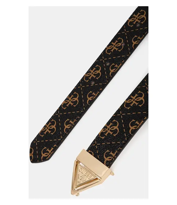 Αναστρέψιμη ζώνη Guess ECO ERICA χρώμα: καφέ, BW9142 P4330