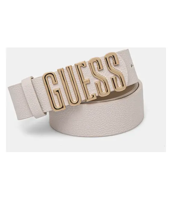 Ζώνη Guess MERIDIAN χρώμα: μπεζ, BW9113 P4235