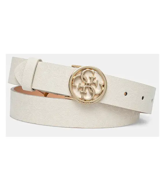 Ζώνη Guess ADELARD χρώμα: μπεζ, BW9177 P4430