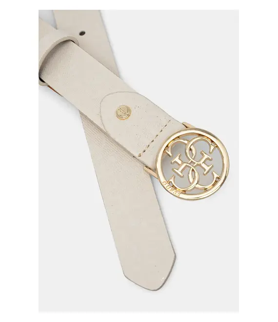 Ζώνη Guess ADELARD χρώμα: μπεζ, BW9177 P4430