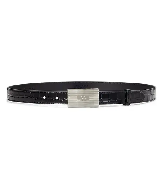 Δερμάτινη ζώνη Lauren Ralph Lauren χρώμα: μαύρο, 412951723