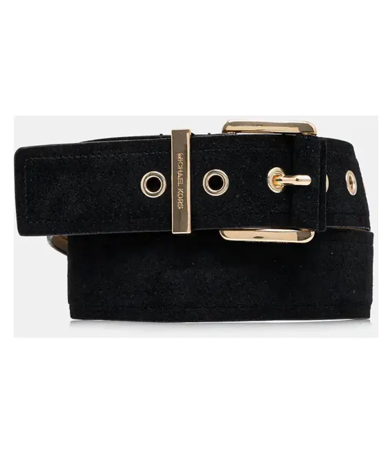 Σουέτ ζώνη MICHAEL Michael Kors χρώμα: μαύρο, 559145