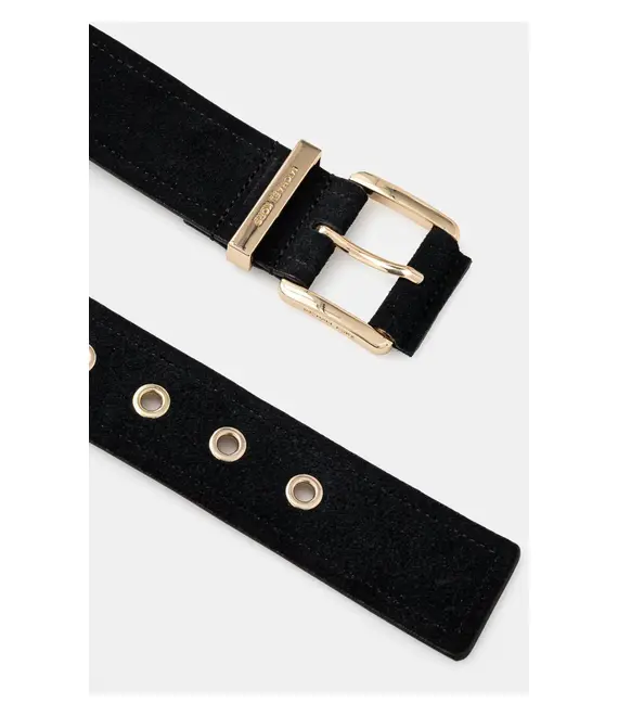 Σουέτ ζώνη MICHAEL Michael Kors χρώμα: μαύρο, 559145