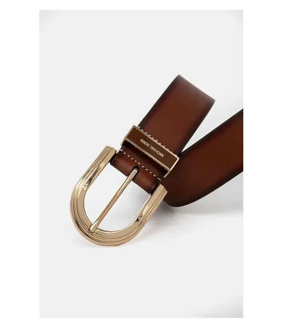 Ζώνη MICHAEL Michael Kors χρώμα: καφέ, 559111