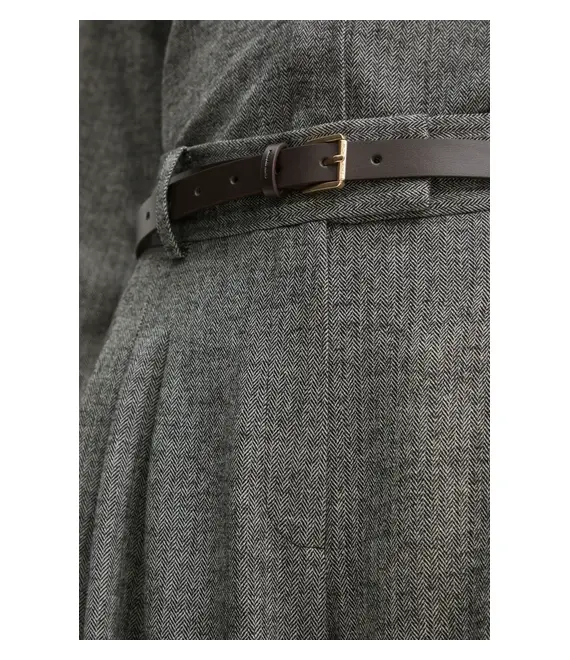 Ζώνη MICHAEL Michael Kors χρώμα: καφέ, 559143