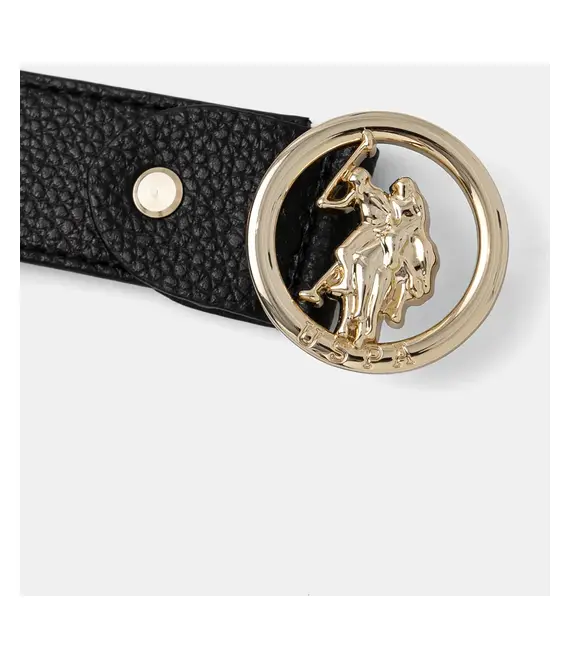 Ζώνη U.S. Polo Assn. Townie χρώμα: μαύρο, AIUT62336WVP