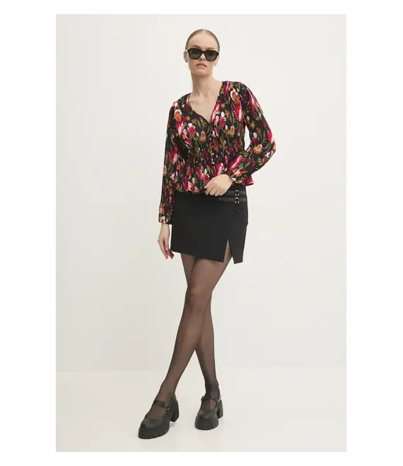 Φούστα Chiara Ferragni χρώμα: μαύρο, 77CBE829