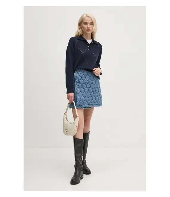 Φούστα Pepe Jeans MINI SKIRT HW QUILTED PL901163