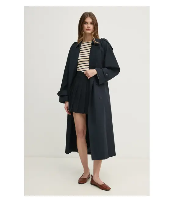 Φούστα Tommy Hilfiger χρώμα: ναυτικό μπλε, WW0WW43626