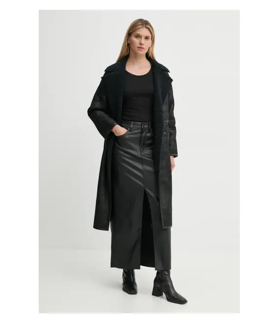 Φούστα Levi's χρώμα: μαύρο, A9309