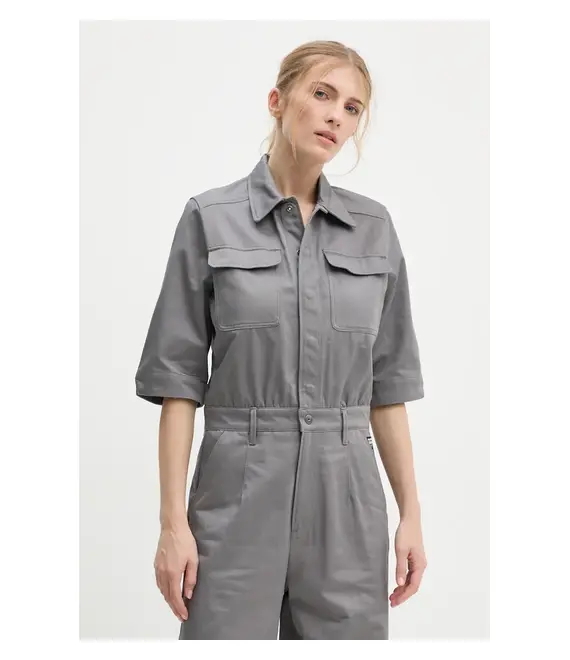 Βαμβακερή φόρμα G-Star Raw χρώμα: γκρι, D24588-D766