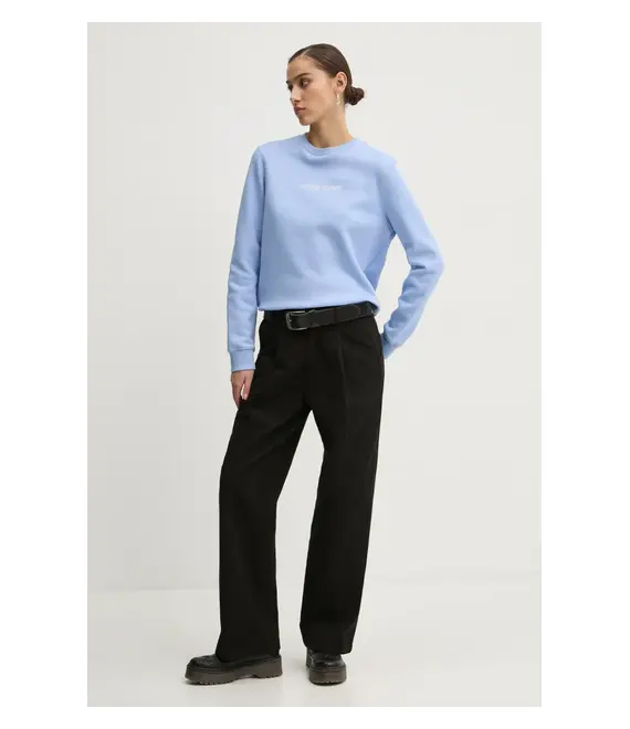 Βαμβακερό παντελόνι Guess Jeans χρώμα: μαύρο, W4BB44 WGCV2