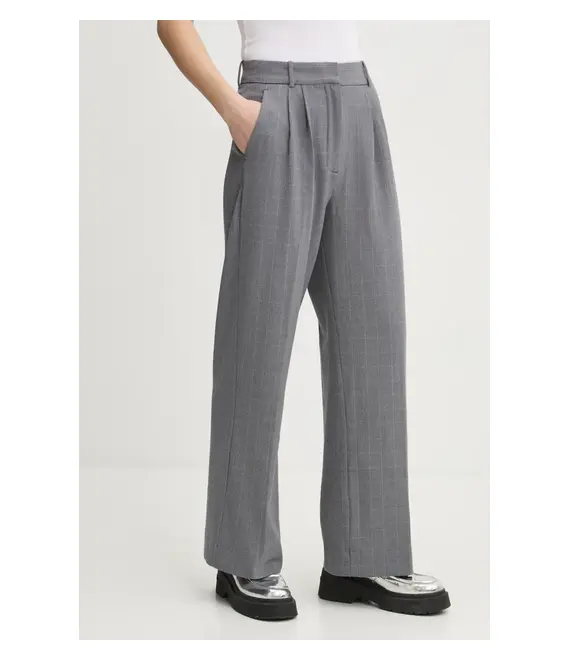 Παντελόνι Abercrombie & Fitch χρώμα: γκρι, KI156-4331