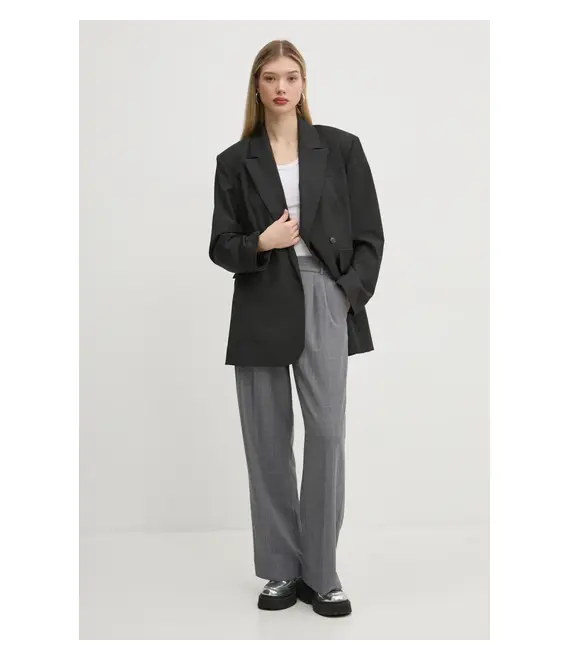 Παντελόνι Abercrombie & Fitch χρώμα: γκρι, KI156-4331