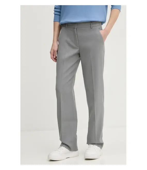 Παντελόνι Abercrombie & Fitch χρώμα: γκρι, KI156-4499