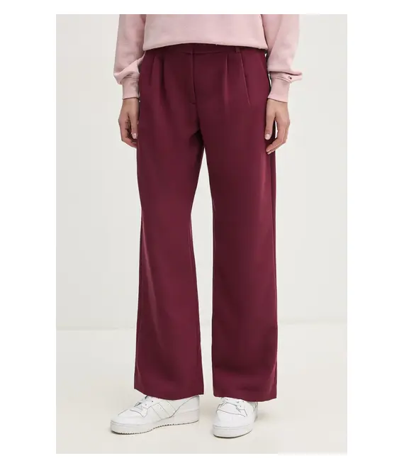 Παντελόνι Abercrombie & Fitch χρώμα: μπορντό, KI156-4475
