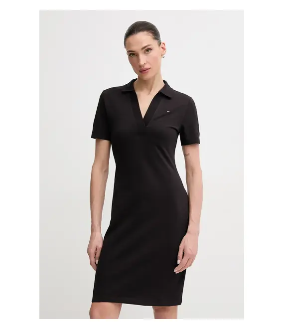 Φόρεμα Tommy Hilfiger χρώμα: μπλε, WW0WW42567