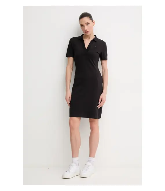 Φόρεμα Tommy Hilfiger χρώμα: μπλε, WW0WW42567